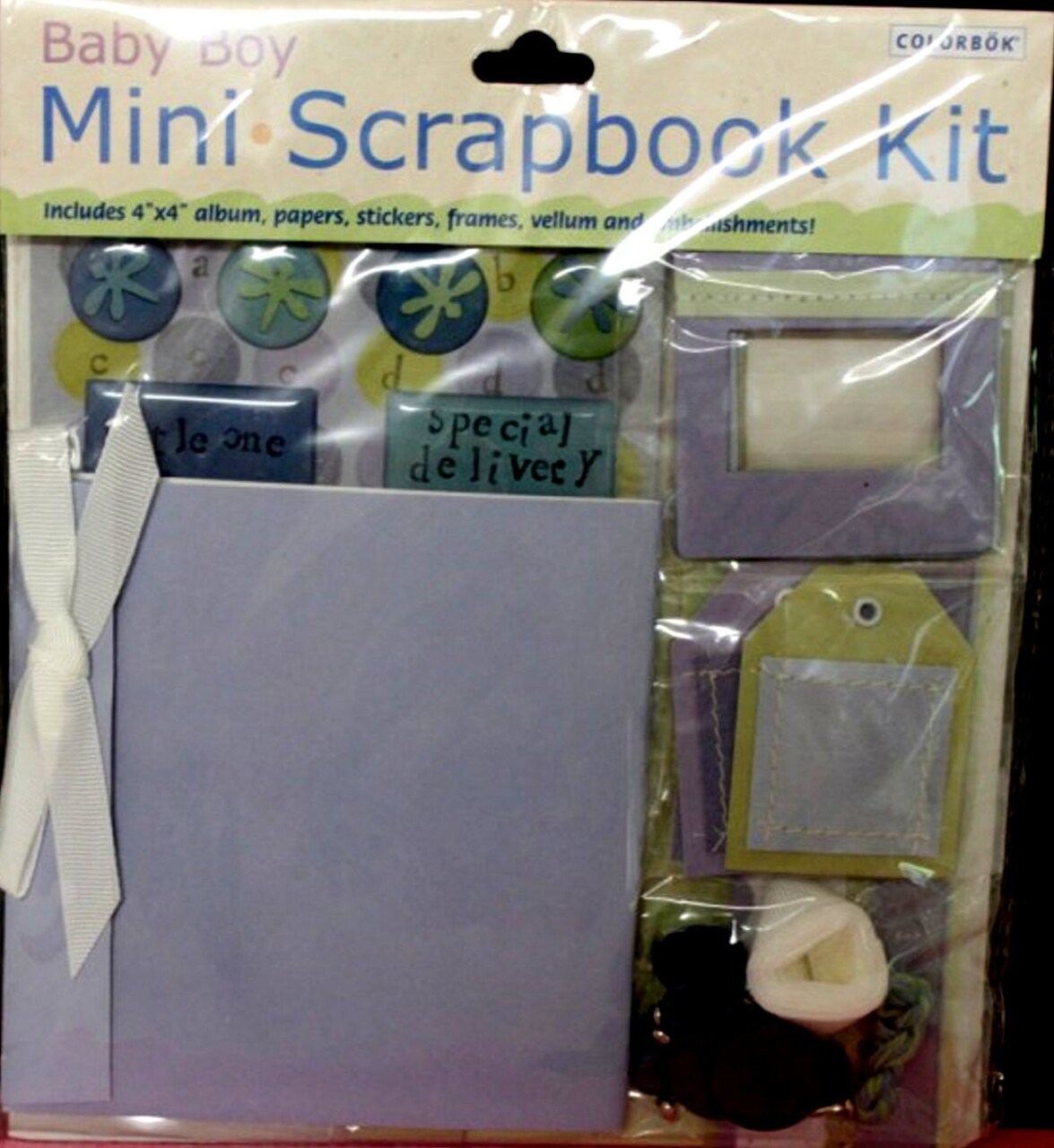 Colorbok Baby Boy Mini Scrapbook Kit